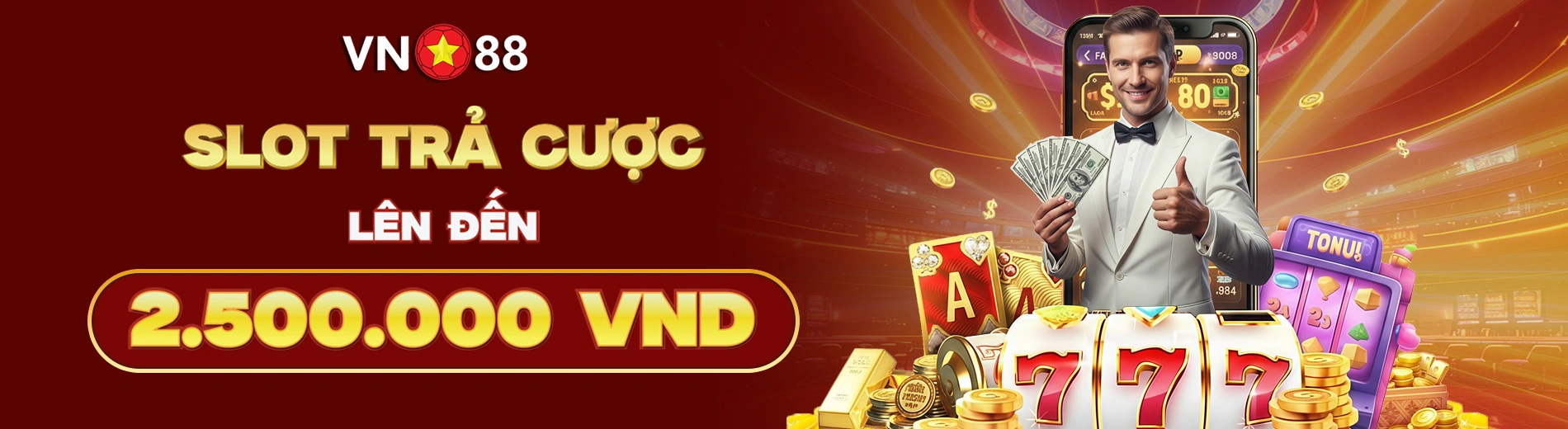 Banner VN88 về thông tin giải trí trực tuyến